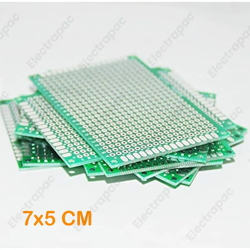 7x5cm Single Side Prototype Universal Printed Circuit PCB Board Veroboard - Gallery 1