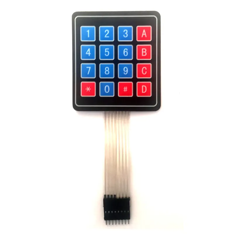 4x4 Matrix Key Pad Membrane Keypad with Digital Interface - Gallery 2