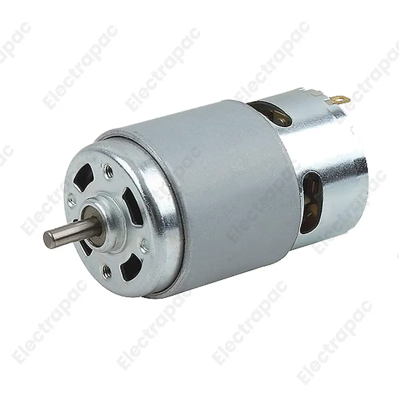775 DC 12V 21000rpm Double Side Bearing High Speed Metal Large Torque Small DC Motor - Gallery 1