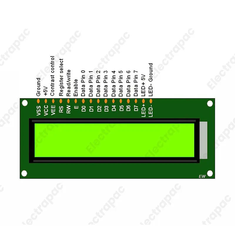 1602 LCD Display/ 16x2 Characters LCD Blue Display - Gallery 2