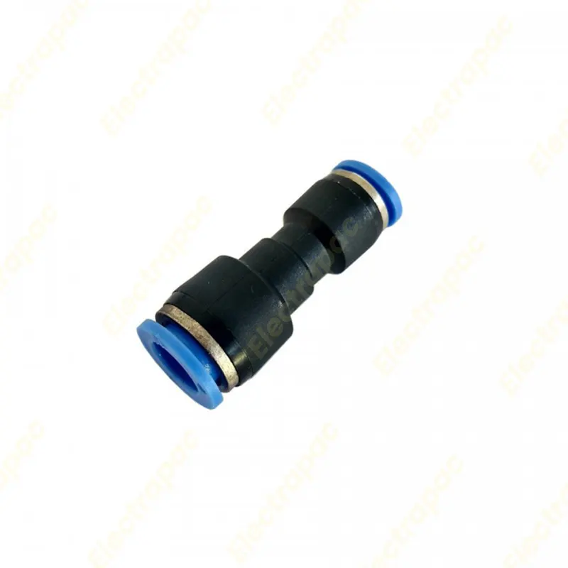 12mm to 6mm Pneumatic Straight Reducer Quick Connector with Pipe Lock - Gallery 2