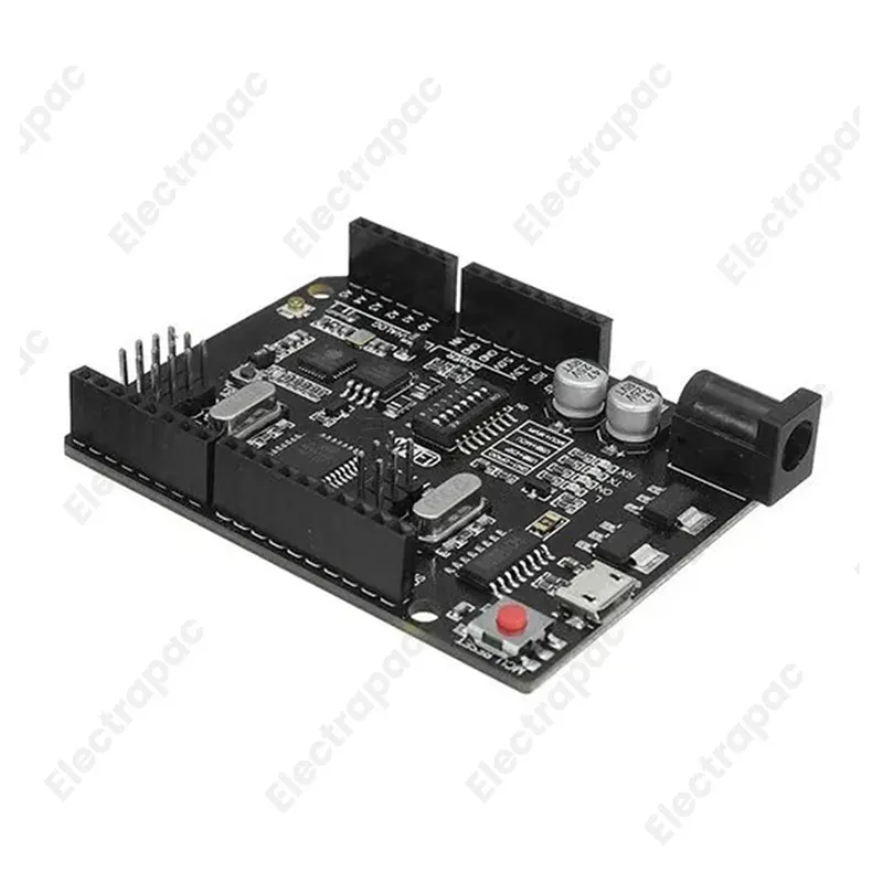 UNO + WiFi R3 ATmega328P + ESP8266 (32Mb memory), USB-TTL CH340G.Compatible for Arduino Uno, NodeMCU, WeMos ESP8266. - Gallery 2
