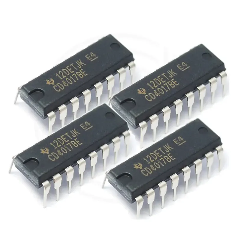 CD4017 4017 DIP-16 Decade Counter Divider IC/ 4017 DIP IC - Gallery 1