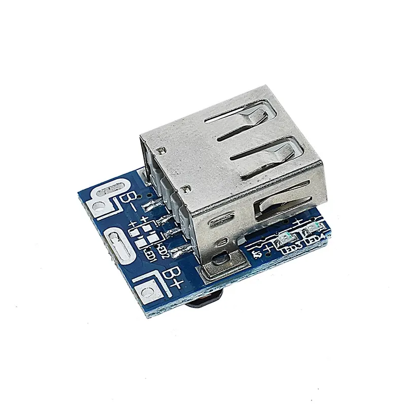 Mini Power Bank Circuit 5V Step Up Protection Board Boost Power Module Micro USB Port Li-ion 18650 Battery Charger Board - Gallery 2