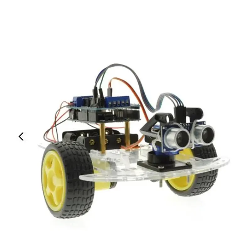 2WD Smart Robot Car Chassis Kit with Dual DC Gear Motors & Speed Encoders/ 2 Wheel Robotic Car Chassis - Gallery 2