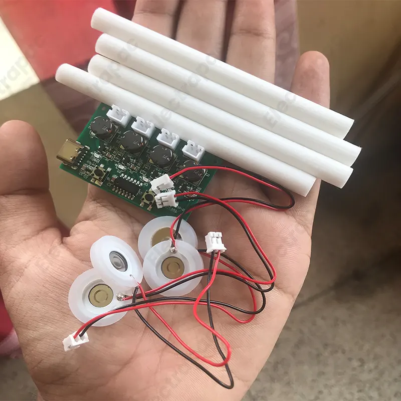 4 Fogger Type-C USB Mini Humidifier DIY Kits Mist Maker Driver Circuit Board 4 Way Fogger Atomization Film Atomizer Sheet Oscillating - Gallery 3