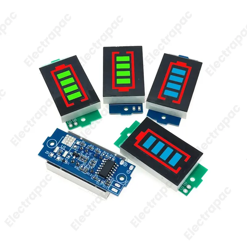 1S-8S 3.7V Lithium Battery Capacity Indicator Module 4.2V GREEN Display Electric Vehicle Battery Power Tester Li-ion - Gallery 2