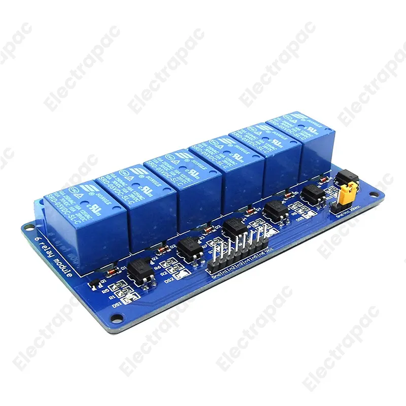 5V 6 Channel Relay Module / 6Channel Multi-Output Relay Control Board - Gallery 2