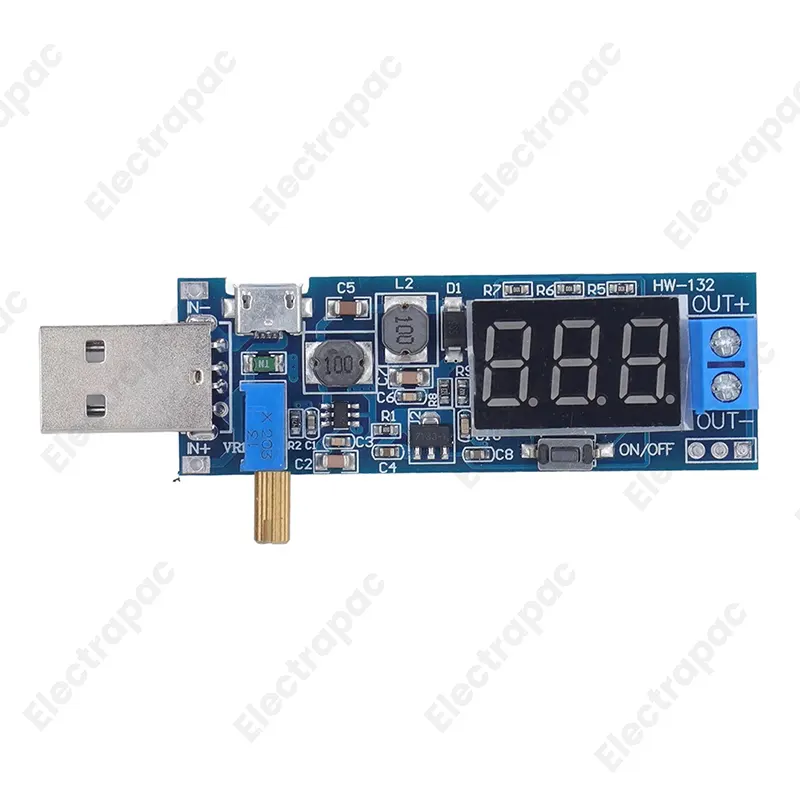 DC-DC 5V to 1.2V-24V USB Step UP/Down Power Supply Module Adjustable Boost Buck Converter HW-132 - Gallery 1