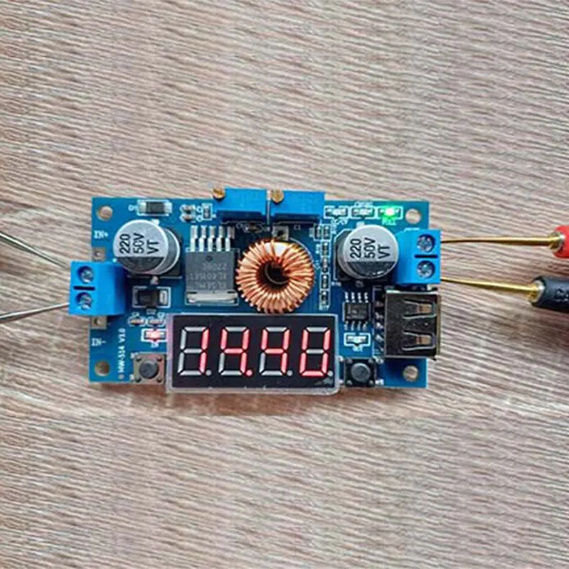 XL4015E1 5A Buck converter DC-DC Step-Down Power Module with USB LED Display - Gallery 2