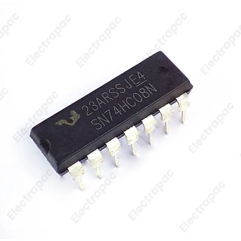 7408 SN74HC08N 74HC08 74LS08 2 Input AND Gate IC Dual In Package DIP 14 Pin Leads IC - Gallery 1