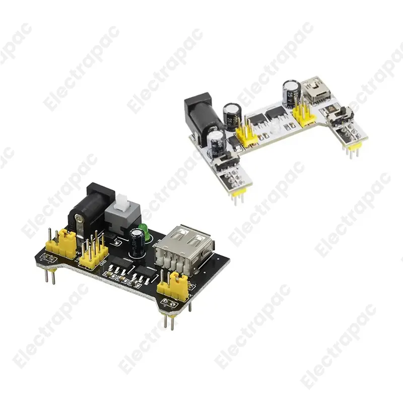 Breadboard Power Supply Module 5V 3.3V With USB and Switch - Gallery 1
