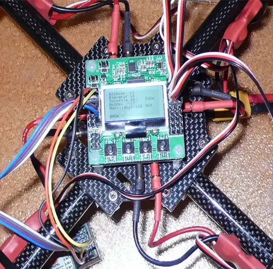 KK2.1.5 Multi-rotor Drone LCD Flight Control Board With 6050MPU And Atmel 644PA - Gallery 1