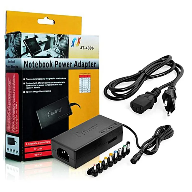 Notebook Power Adapter 12V-24V DC 8 Separate Connector