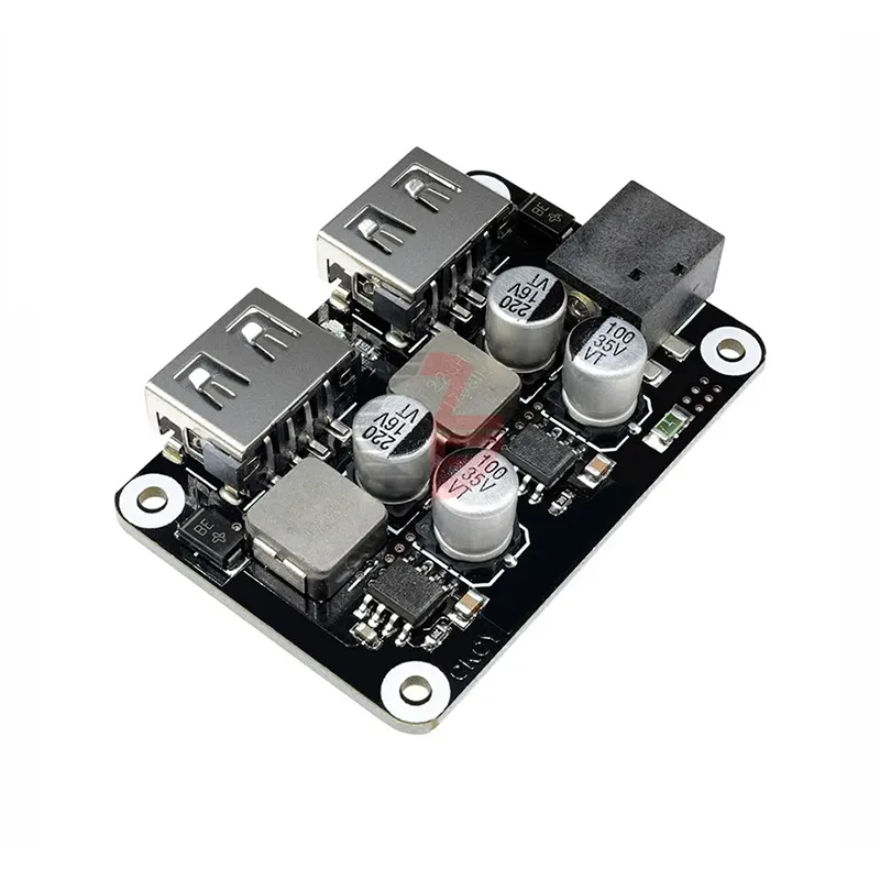 QC3.0 QC2.0 3V 5V 12V USB DC-DC Buck Converter Charging Step Down Module 9V 12V 24V to Fast Quick Charger- 2 USB
