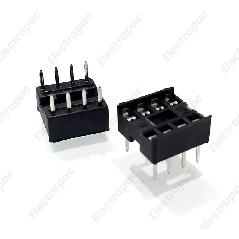 IC Base 8 Pin DIP Socket – Reliable and Compact for DIP ICs