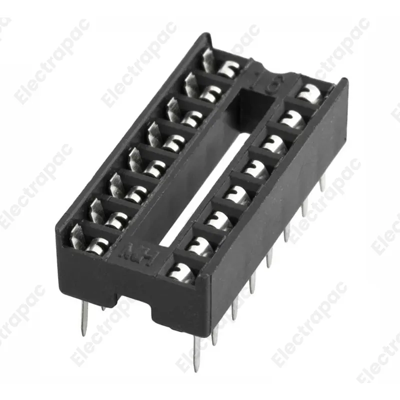 IC Base 16 Pin DIP Socket – Reliable and Compact for DIP ICs
