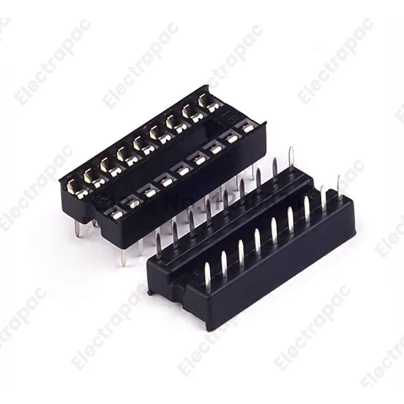 IC Base 18 Pin DIP Socket – Reliable and Compact for DIP ICs