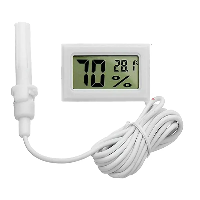 1.5M Mini Digital Thermometer Hygrometer Temperature Humidity Moisture Sensor Thermal Temperature Tester/ Digital Humidity & Temperature Sensor Display