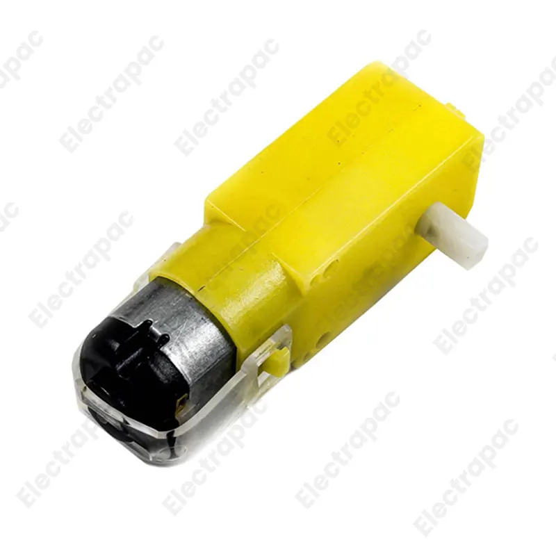 DC Gear Motor For Robot Wheel RC Car Dc Motor 3V ~ 6V 130RPM Dual Shaft YELLOW Plastic