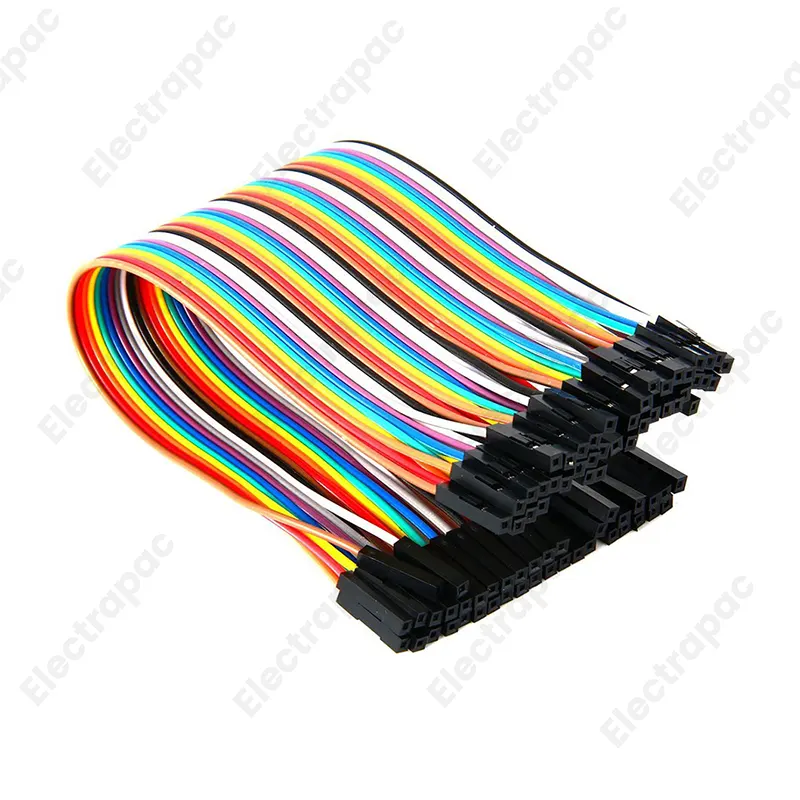 20cm Female to Female Jumper Wires - 20 Pcs Pack