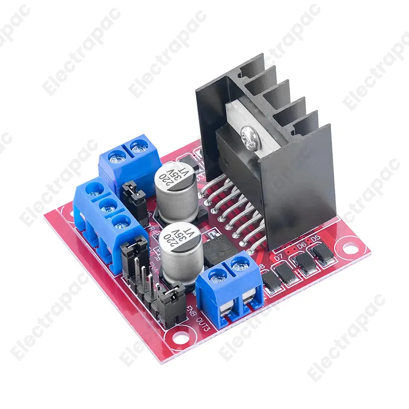 L298N Dual H-Bridge Motor Driver Module for Arduino & Robotics