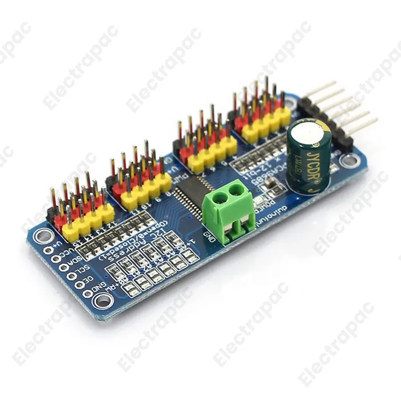 16 Channel 12-bit PWM Servo Driver Controller I2C interface PCA9685 for Arduino