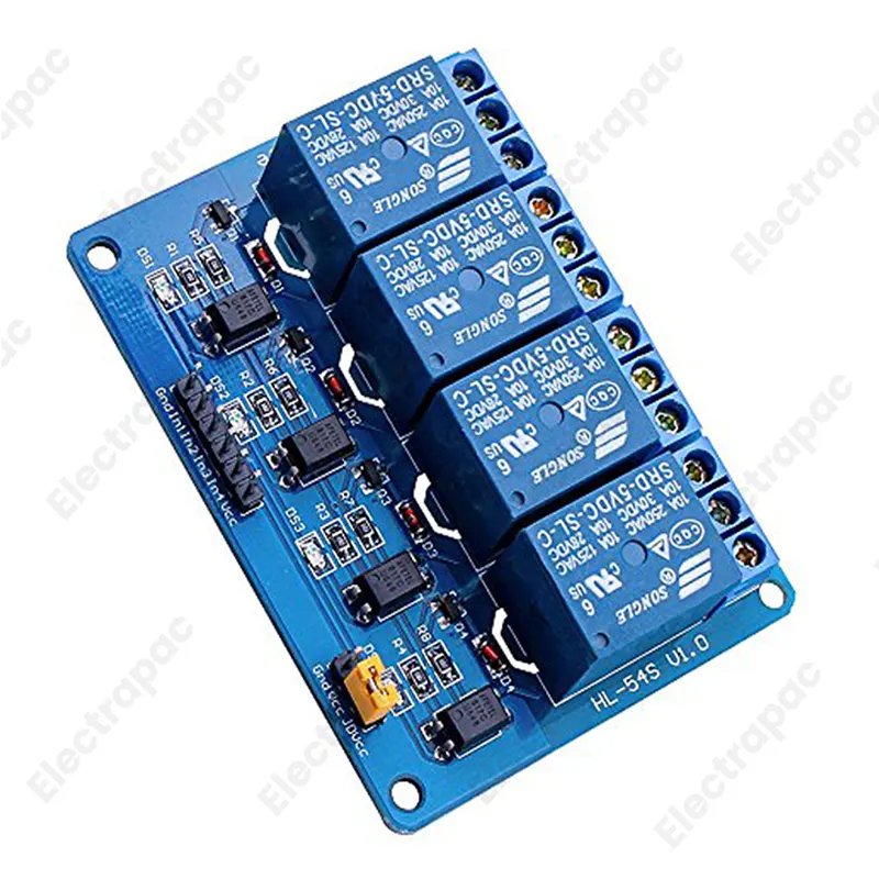 5VDC 4 Channel Relay Module