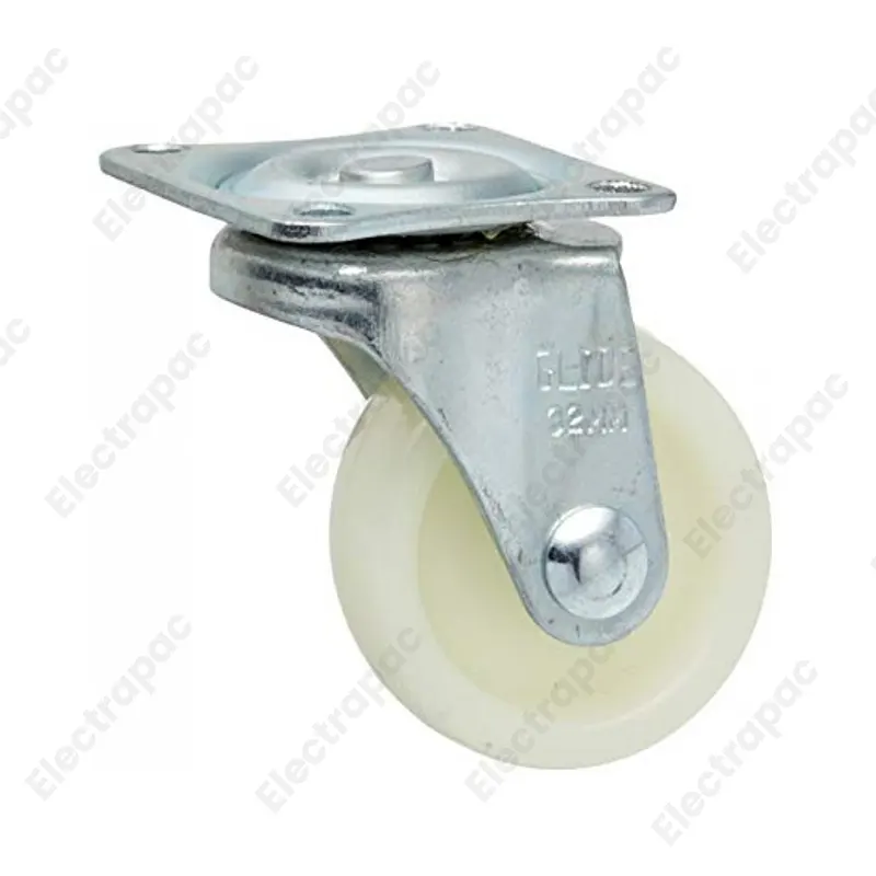 1 Inch Mini One Inch Nylon Caster Wheel 1" Inches Without Bearing & Without Lock For Smart Robot Car Wheel Project