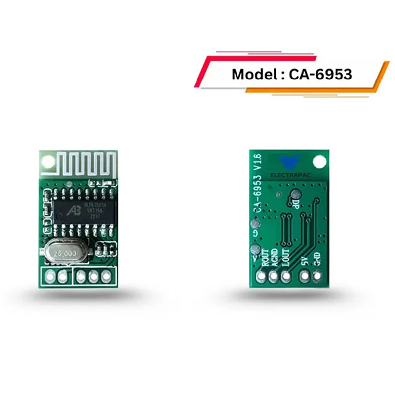 CA-6953 5V Audio Player Pure BT 5.0 Module High Efficiency 5G Chipset BT Amplifier Board High Performance Speaker