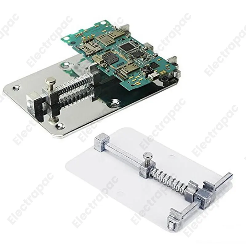 Universal Adjustable PCB Holder Stand - Stainless Steel Soldering  Jig