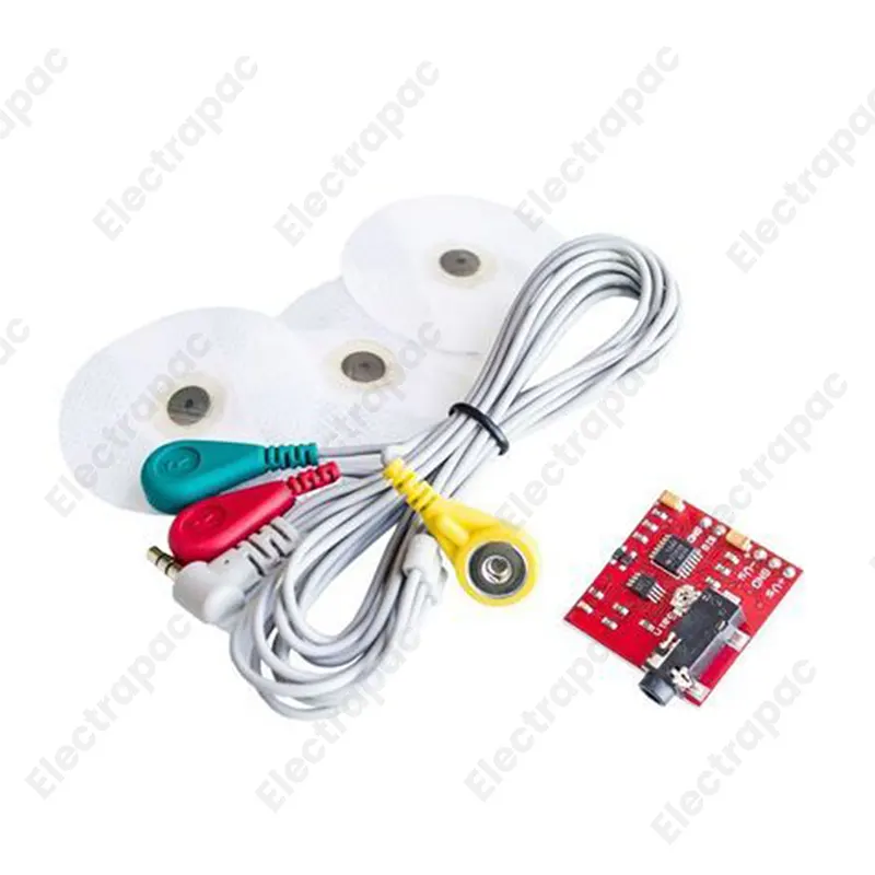 EMG Sensor / Muscle Sensor Module v3 Kit With Cables and Electrodes - Gallery 1