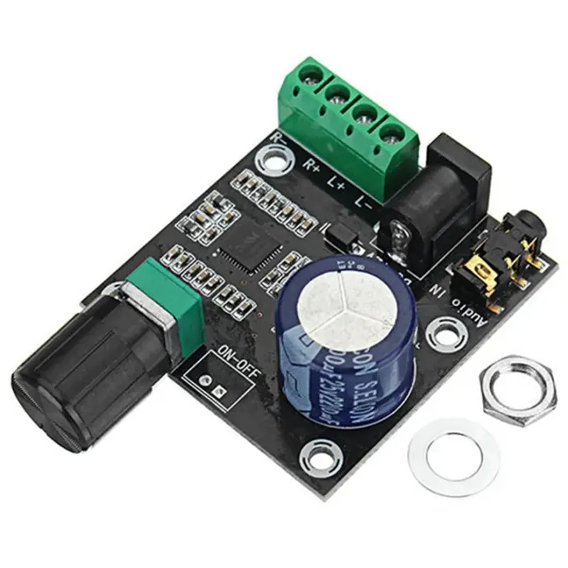 XH-M120 PAM8610 Stereo Audio Amplifier Board - 15W+15W Dual Channel Class D DC 12V with Volume Control - Gallery 2
