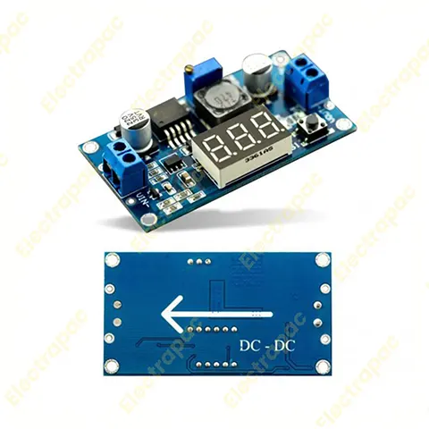 DC-DC Buck Converter Step Down Power Supply Module LM2596 with Digital Voltage Display/ LM2596 DC-DC Step Down Converter with Display - Gallery 2