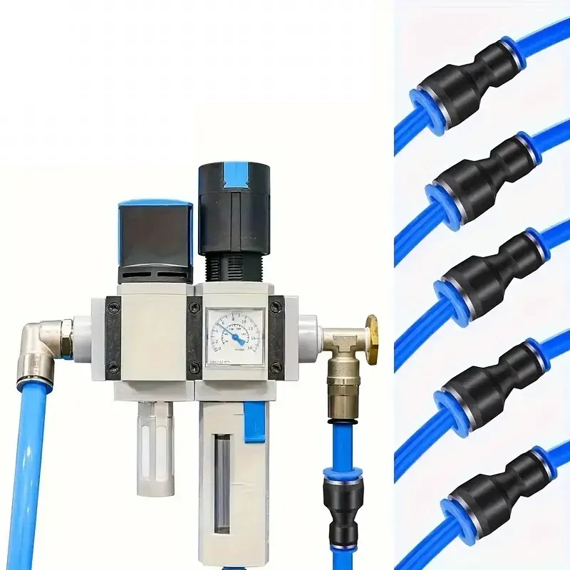10mm to 10mm Pneumatic Straight Union Connector - Push-in Fitting - Gallery 2