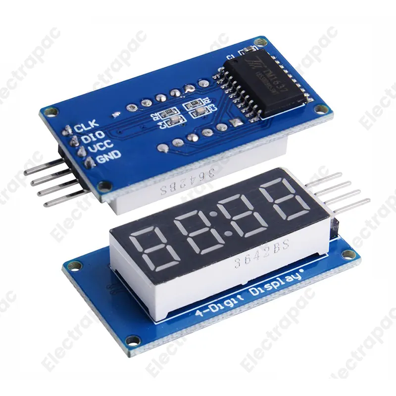 7 Segment 4 Digit TM1637 Display Module - Gallery 1