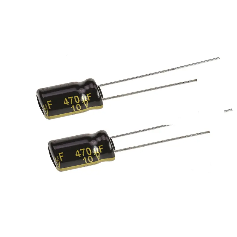 470uF 10V Radial Electrolytic Capacitor (Pack of 5) - Gallery 1
