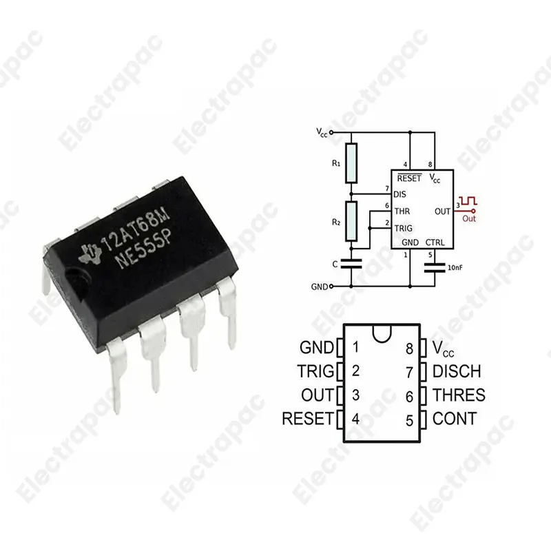 NE555 Timer IC Precision Timing Controller - Gallery 2