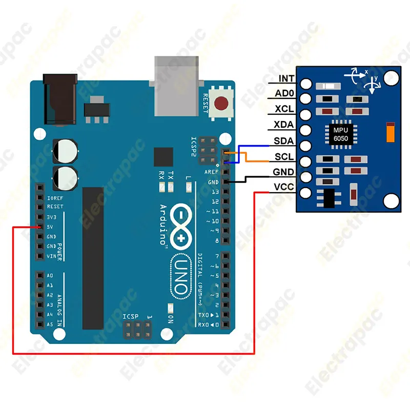 GY 521 Triple Axis Accelerometer and Gyro Breakout - MPU-6050/ Gyro Sensor - Gallery 2