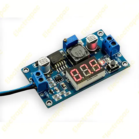 DC-DC Buck Converter Step Down Power Supply Module LM2596 with Digital Voltage Display/ LM2596 DC-DC Step Down Converter with Display - Gallery 1