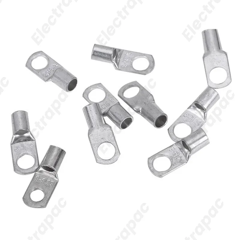 6RM Non-Insulated Copper Cable Lug - Heavy Duty Wire Terminal Ring Connector - Gallery 2