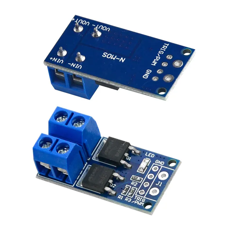 15A 400W High Power MOSFET Trigger Switch PWM Regulator Control Module/ High Power Mosfet MOS Tube Trigger Switch Drive Module PWM Adjustment Electronic Switch Control Board - Gallery 1