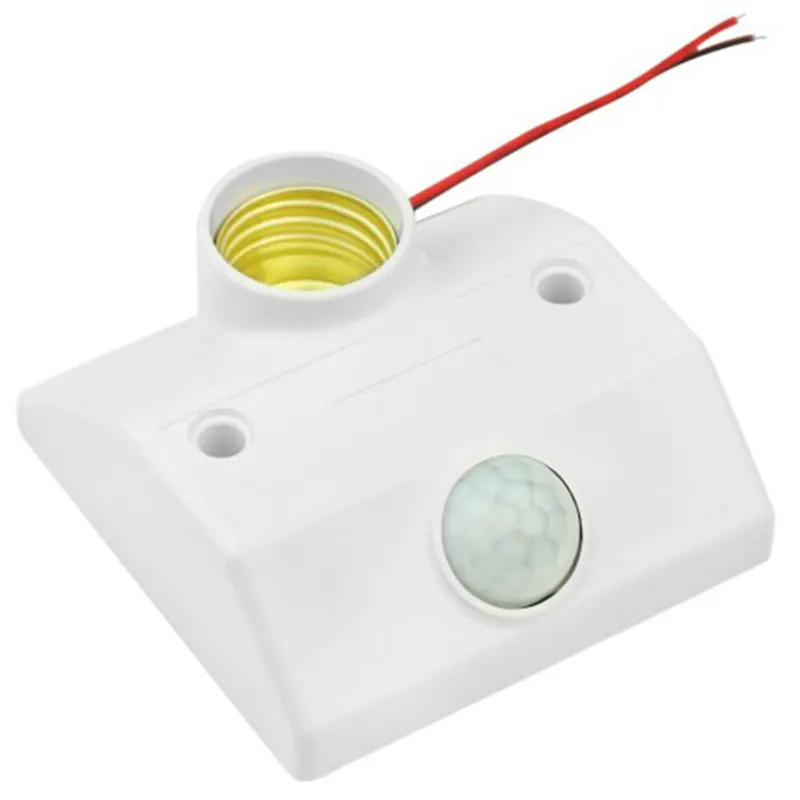 Smart PIR Motion Sensor 220VAC Light Holder for Indoor/Outdoor – E27/ Home Sensor Security Light - Gallery 1
