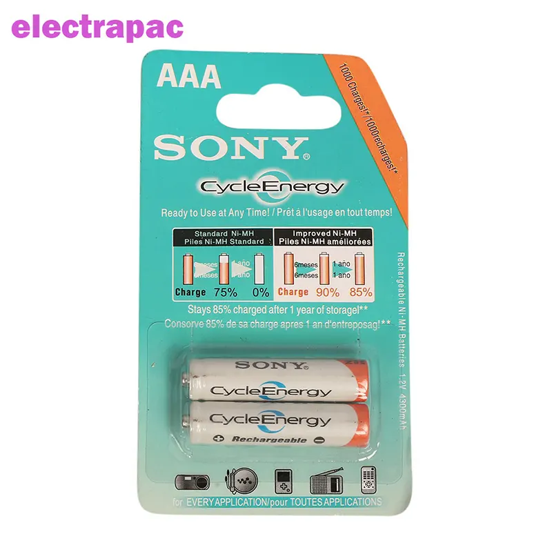 SONY AA Rechargeable Battery / Sony Cycle Energy AA Rechargeable Battery (One Pair) - Gallery 1