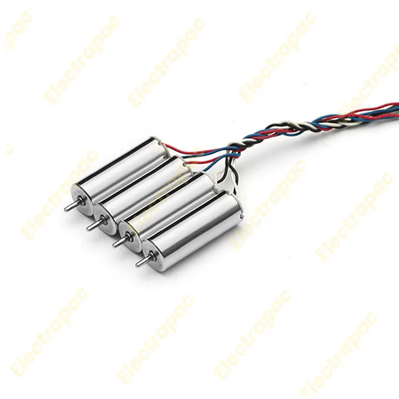 2 Pcs 820 Coreless Motor with Propeller 455000RPM DC 3.7V 8x20mm Magnetic Micro Coreless Motor High Speed For 55mm Propeller - Gallery 2