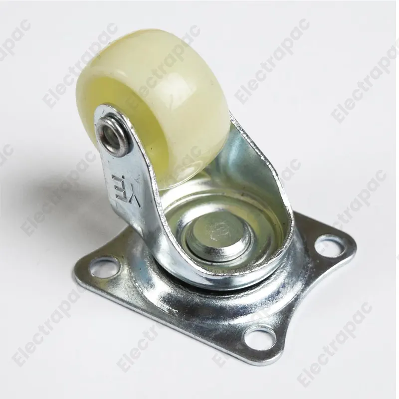 1 Inch Mini One Inch Nylon Caster Wheel 1" Inches Without Bearing & Without Lock For Smart Robot Car Wheel Project - Gallery 2