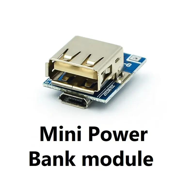 Mini Power Bank Circuit 5V Step Up Protection Board Boost Power Module Micro USB Port Li-ion 18650 Battery Charger Board - Gallery 1
