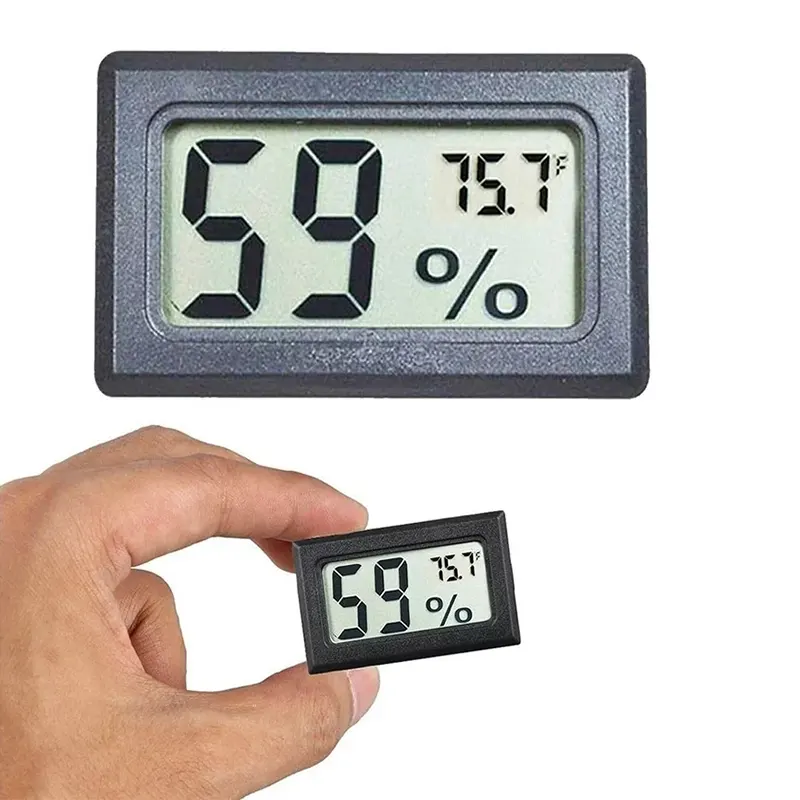 1.5M Mini Digital Thermometer Hygrometer Temperature Humidity Moisture Sensor Thermal Temperature Tester/ Digital Humidity & Temperature Sensor Display - Gallery 1