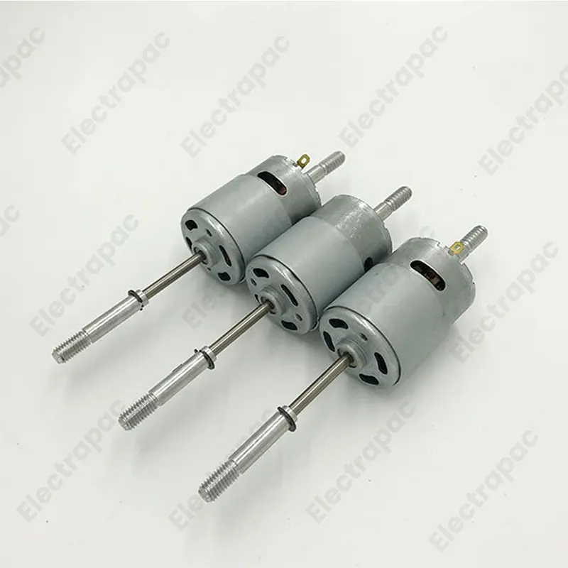 555 DC Stand Fan Motor - 12V 15W High Speed Long Shaft Motor for Cooling Fan & DIY Projects/ 555 Long Shaft DC Motor - Gallery 1