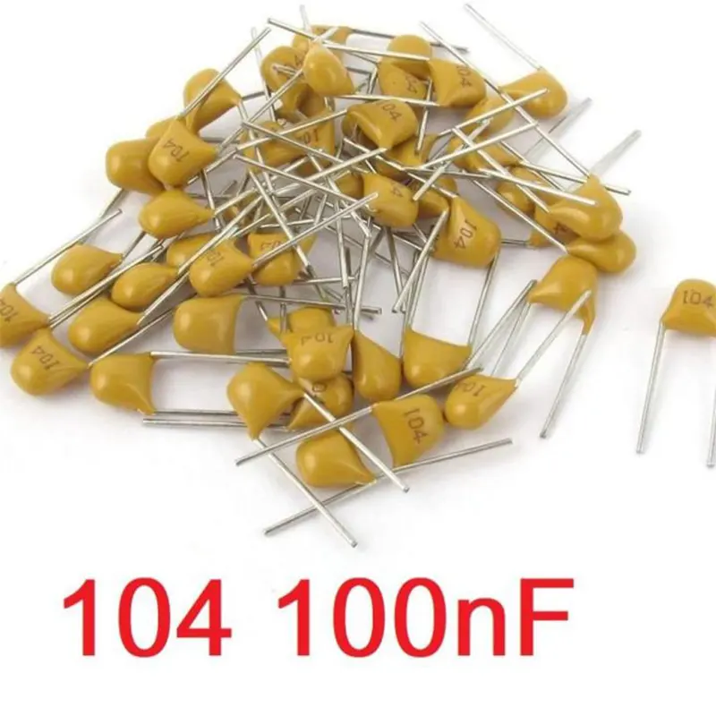 0.1uF (104) 50V Multilayer Monolithic Ceramic Capacitor – High-Stability MLCC (Pack of 5pcs) - Gallery 2